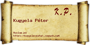 Kugyela Péter névjegykártya